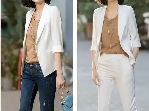 女生穿西装好看帅气搭配攻略图片