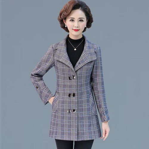 璟浩40至50岁到60岁的外套女秋天穿的中年春秋装外套2023新款大码中老