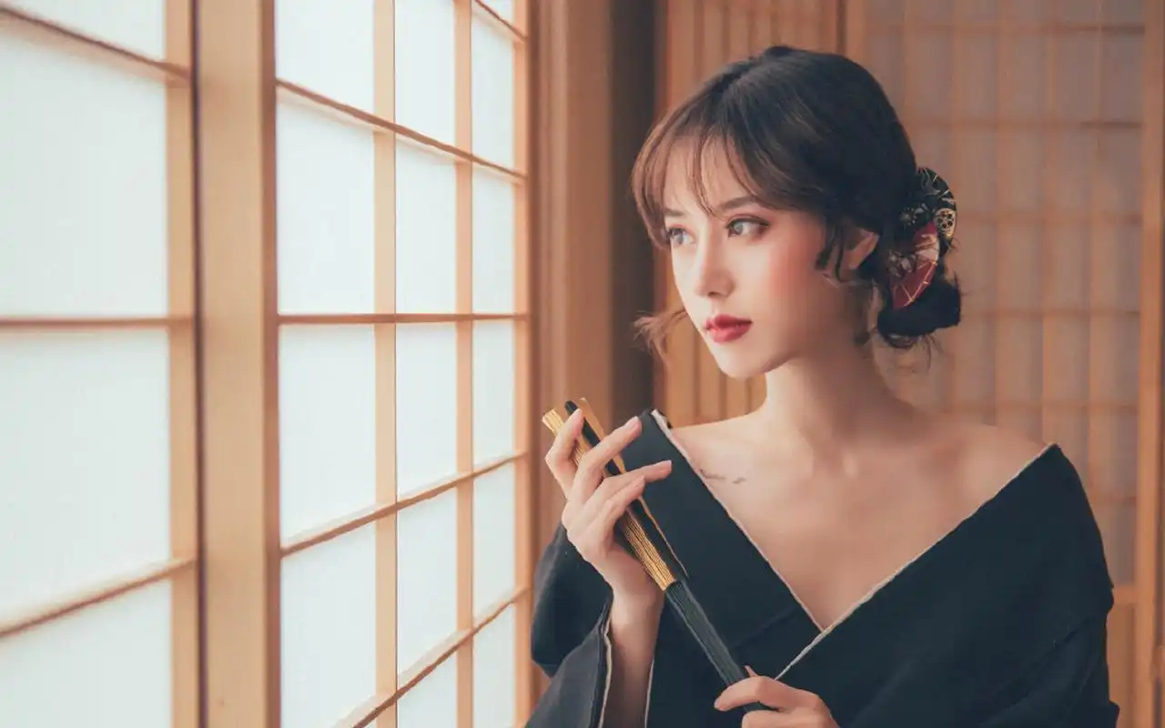 和服美女性感魅惑写真图片桌面壁纸