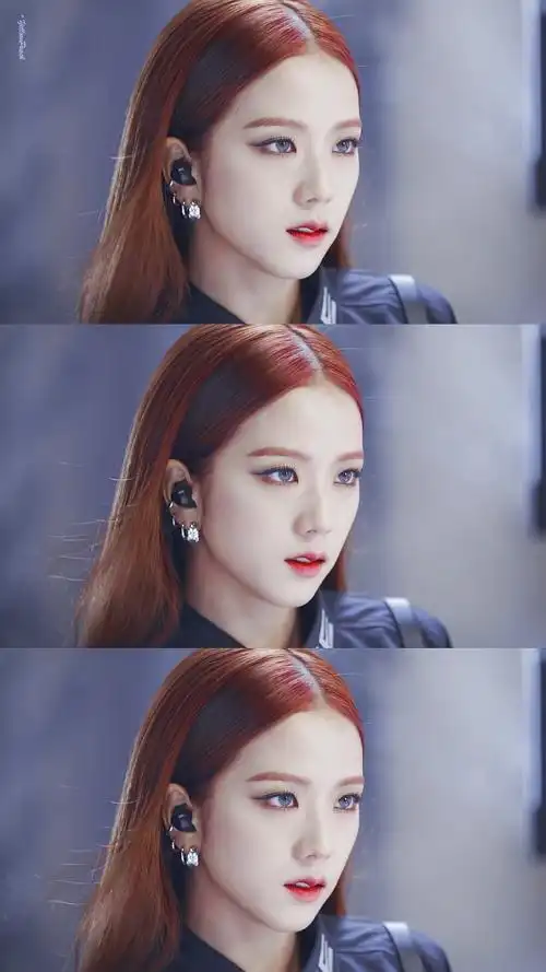 真的好喜欢金智秀红发时期