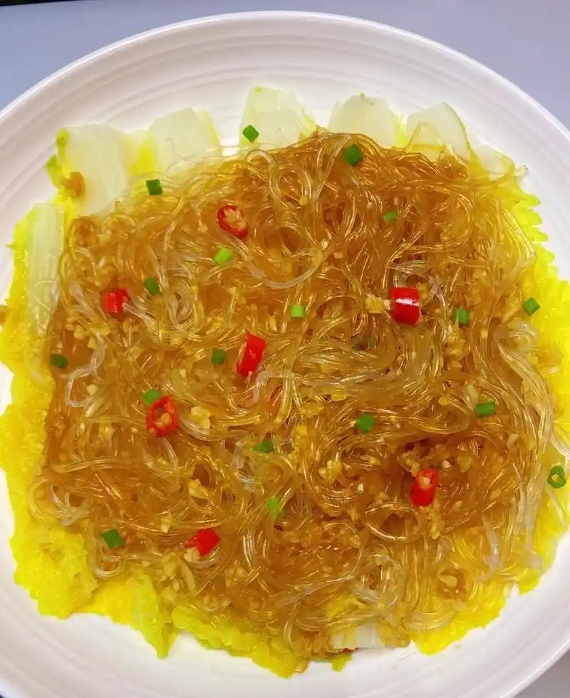 赖人必备版本简单易学,蒜蓉粉丝娃娃菜,快学起来吧