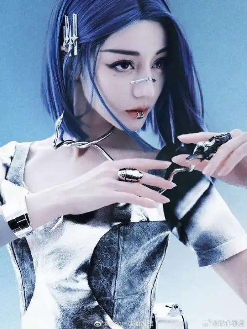 方可给迪丽热巴做的发型##方可给迪丽热巴做的机械姬短发