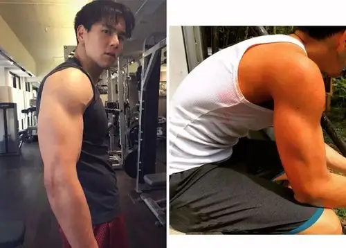 鹿晗的肌肉是 p 的?