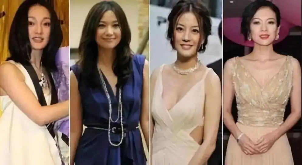 大家最熟悉的"四小花旦"就是,入榜时就已经是国内一线女演员的章子怡