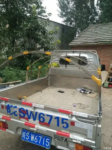 五菱荣光小卡改装折叠车棚!