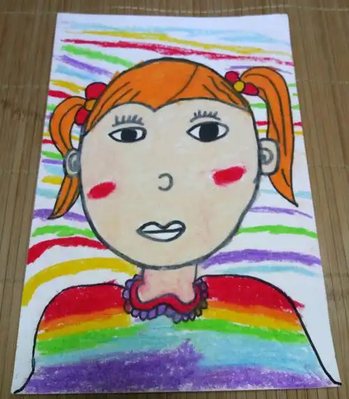 人物肖像-小学生作品|插画|儿童插画|希达希达 - 原创作品 - 站酷