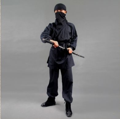 影视古装古代黑衣人古装蒙面刺客古装棉麻夜行衣男女款打手古装