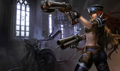 lol英雄联盟女枪史诗皮肤"法国皇室 厄运小姐"特效视频