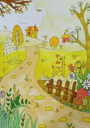 秋天的简笔画 秋天的简笔画幼儿园