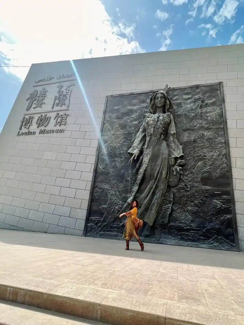 去不了楼兰古国遗址,那就来楼兰博物馆吧!