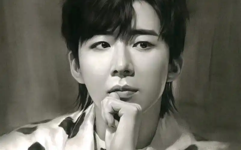 刘斌老师写实素描肖像刘宇宁