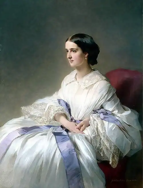 欧洲油画皇室贵族妇女