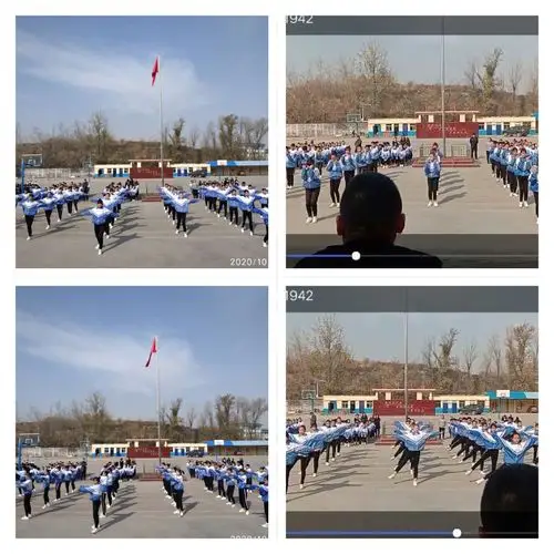 时代在召唤 青春要奋发 ——三郊中学广播操比赛