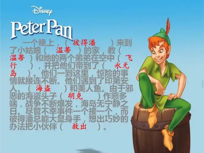 《小飞侠彼得潘》读书分享会全解.ppt