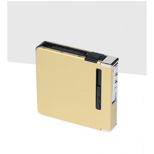 装烟盒自动弹烟 自动出烟盒带打火机弹烟创意一体自动充电便携20支装