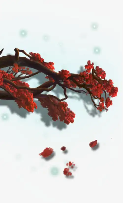 大鱼海棠树png透明素材