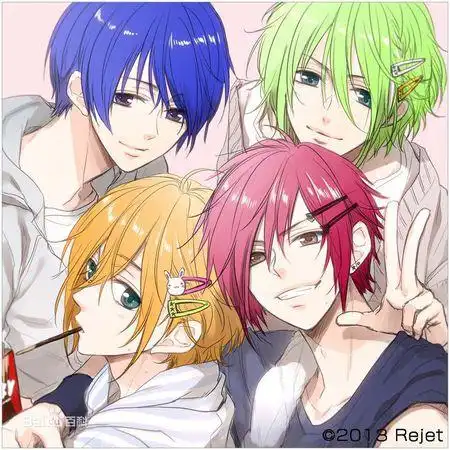 日本动漫四个男生唱歌的,他们乐团的名字?他们不是动漫人物只是唱歌的