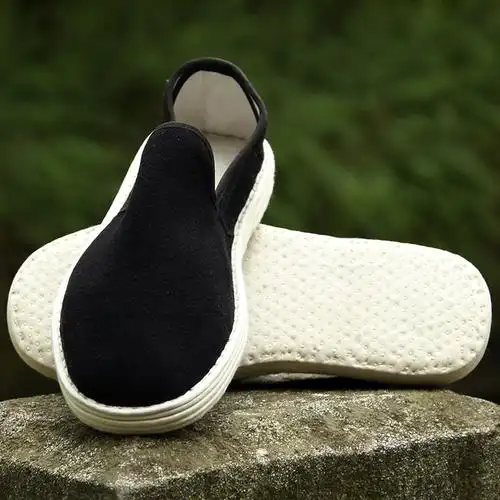 手工千层底老布鞋男女女鞋中国国风方口鞋中式布鞋