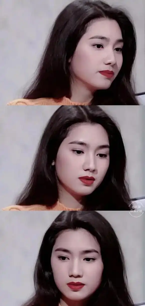 洪欣,上个世纪90年代走红的港星美女.尤其一双美目摄人心魄.