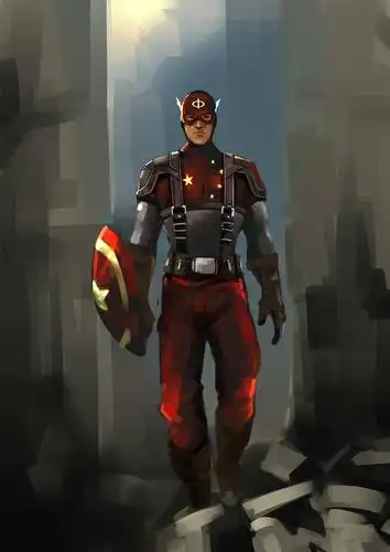 囿于这几位小伙本身的"漫威工作"的背景原因,这部《中国队长》漫画在