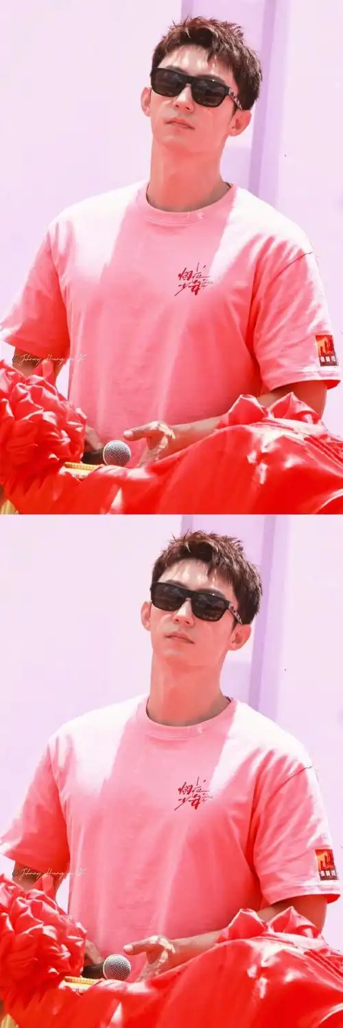 黄景瑜关晓彤同框合照##烟花少年阵容官宣