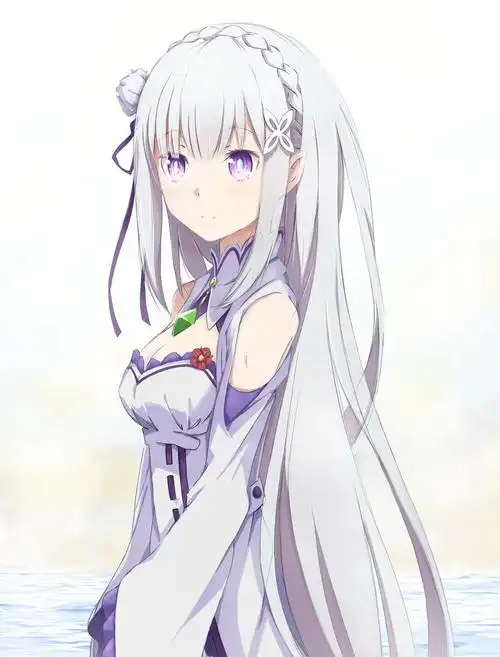 爱蜜莉雅的插画,有人喜欢吗,日本奇幻动漫《从零开始》的壁纸