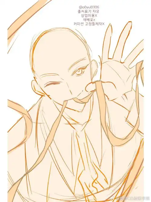 绘画参考#绘画超话#绘画素材#单人大头模板参考