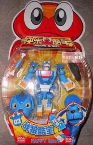 灵动快乐酷宝1战狼酷宝洛奇6寸玩具1动漫变形玩具 7503