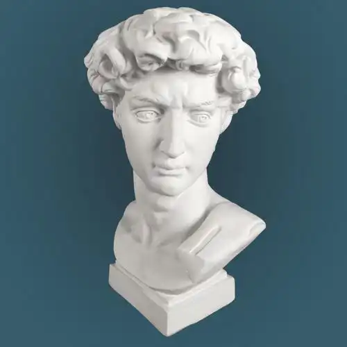 厂家直销大卫头像石膏教具石膏像批发模具素描静物写生美术器材