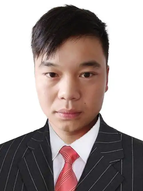 求大神ps个黑西装白衬衫红领带白底照片