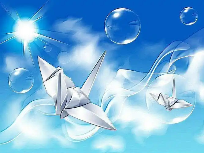 千纸鹤的一千个思念致以远去的(白美华)那份情