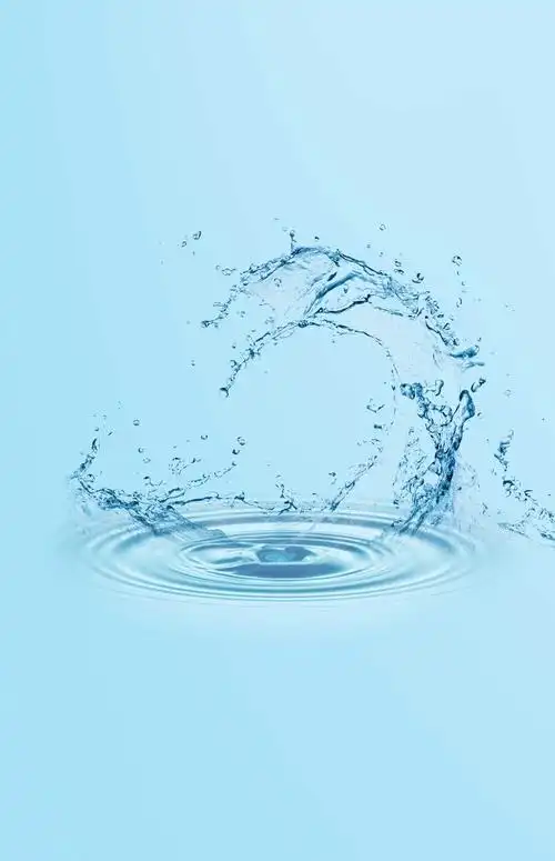 补水化妆品蓝色海洋h5背景素材