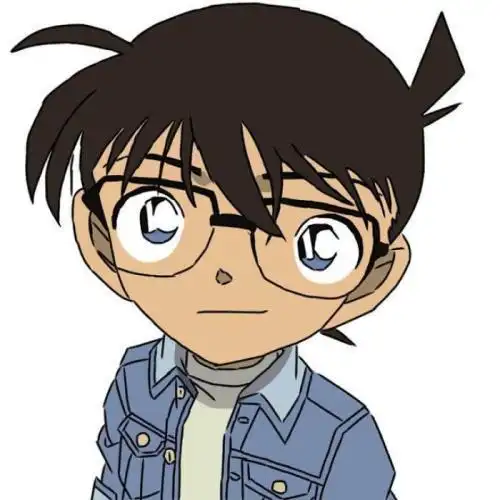 q版柯南头像简笔画