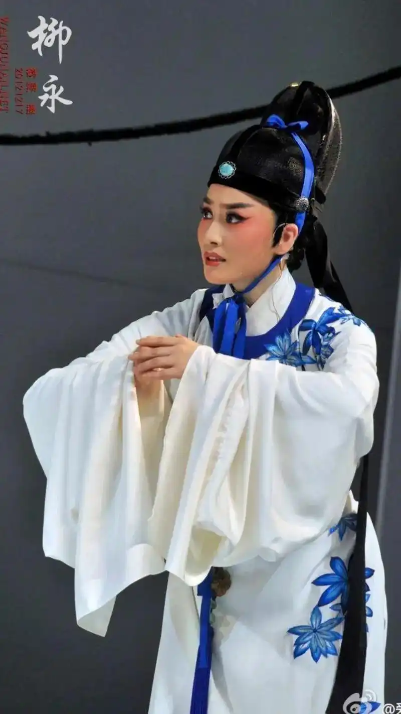 《柳永》系列9895#越剧 #弘扬戏曲文化 #王君安 #图文 - 抖音