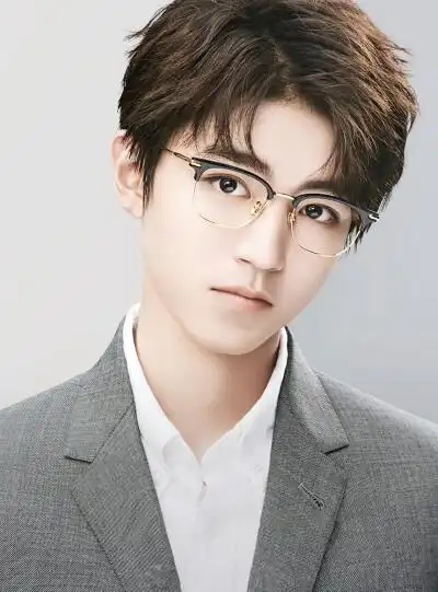 王俊凯金框眼镜