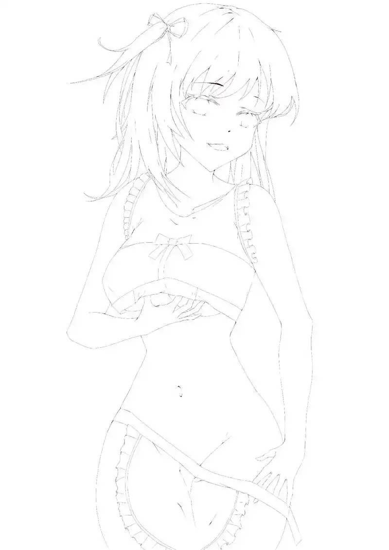 二次元 #板绘 #日常摸鱼 #绘画过程 #日常瞎画 得练练 - 抖音