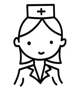 白衣天使卡通护士简笔画的画法图片教程素描-www.qqscb.com