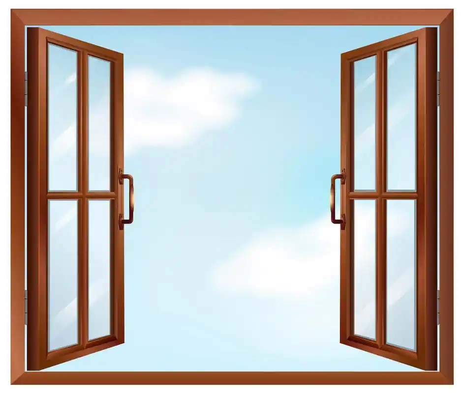 房子的窗户,房子窗户的插图