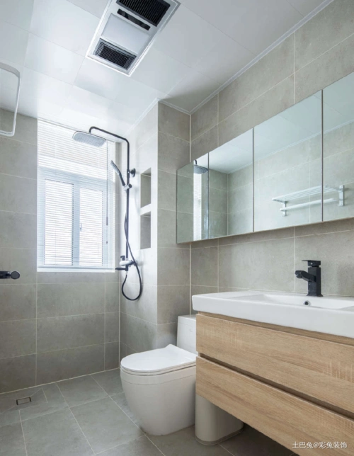 130平米北欧风格每一处都是视觉享受!卫生间卫生间北欧极简130m²四