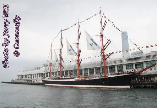 贴一组世界上最大古帆船:谢多夫号