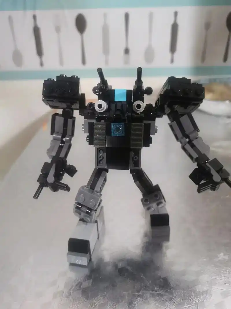 乐高自创小机甲可载人 - 抖音