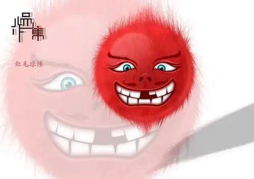 红毛怪|平面|吉祥物|老夫聊发少年狂 - 原创作品 - 站酷 (zcool)