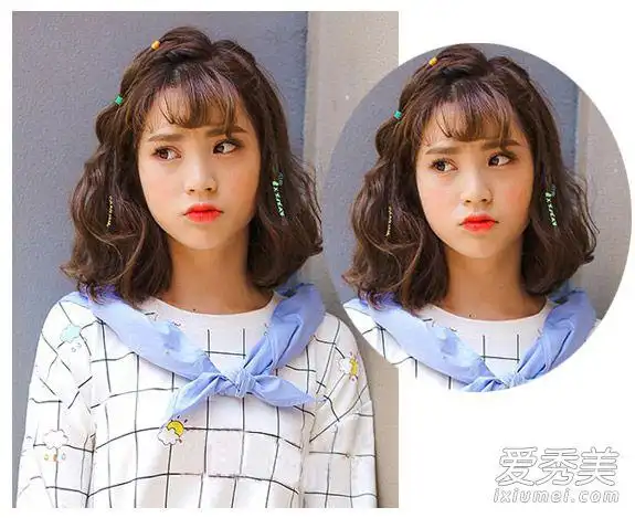 女生可爱扎发图片 冬季大胆卖萌_爱美网发型