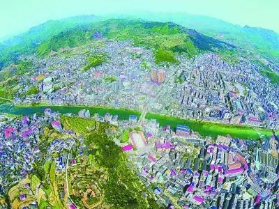 永顺县城新貌. 蒲忠胜 供图