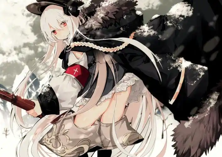 《少女前线》"kar98k"壁纸图包原画插画素材p站同人图合集