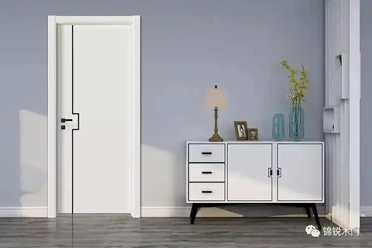 锦锐木门一樘白色木门让家简约时尚