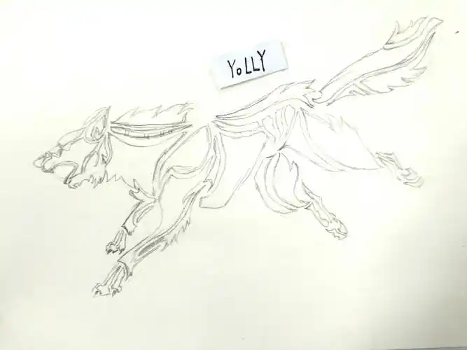 针管笔画步骤狼王