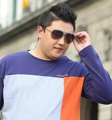 胖汉子短发发型图片 男孩胖人符合的发型