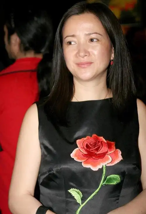 何晴和"夏东海"同框,虽然看得出稍有发福,但富态气质更撩人