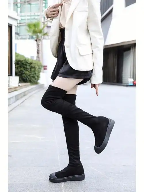 显瘦过膝靴   #过膝靴   #过膝长靴